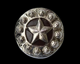 029 STANDARD CONCHO - STAR IN SIVER AND BROWN
