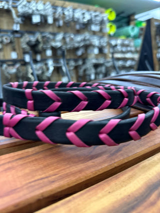 Leather Braided Reins