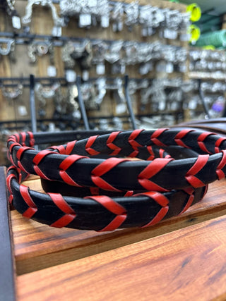 Leather Braided Reins